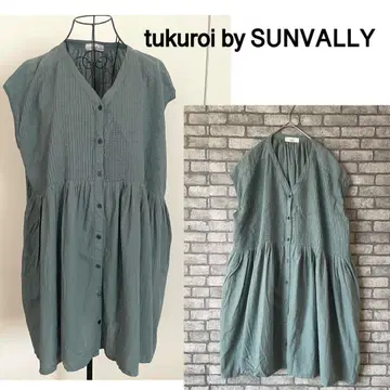 tukuroi by SUNVALLY 린넨 코튼 첸닉 M
