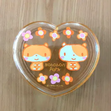 헤이세이 레트로 노호혼 파크 햄스터 하트형 케이스 NOHOHONPARK