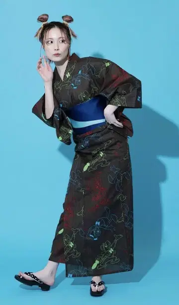 디즈니 유카타 3명의 기사 성인용