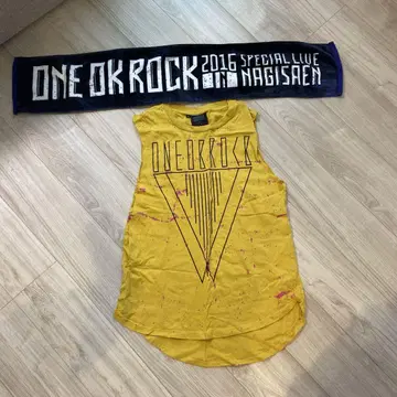 ONE OK ROCK 탱크탑 S 사이즈 타월 나기사엔 원오크