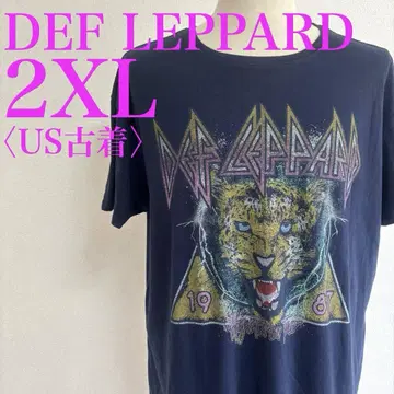 Def Leppard 티셔츠 1987년 디자인 애니멀 T US 구제 의류
