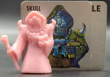롯데 네크로스의 요새 제6장 지하 왕국 샴발라 스컬 SKULL 핑크