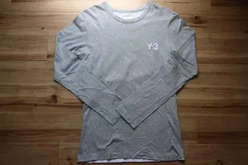 Y-3 그레이 긴팔 티셔츠 S 사이즈