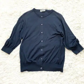JOHN SMEDLEY 30G 씨 아일랜드 코튼 니트 가디건