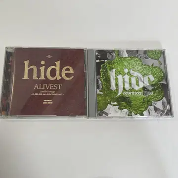 hide ALIVEST seventeen 클립 2장 DVD 세트