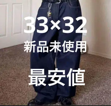 GAP 33/32 슈퍼 배기 데님 팬츠 다크 린스 인기 완판템 정품