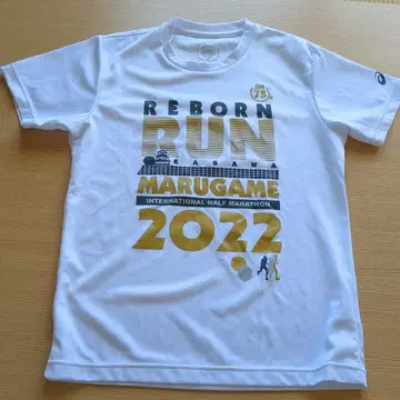 아식스 REBORNRUN KAGAWA MARUGAME 티셔츠 M
