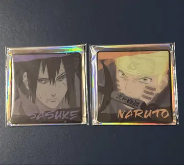 NARUTO-나루토-질풍전 이치라쿠 라면 아크릴 코스터 나루토&사스케