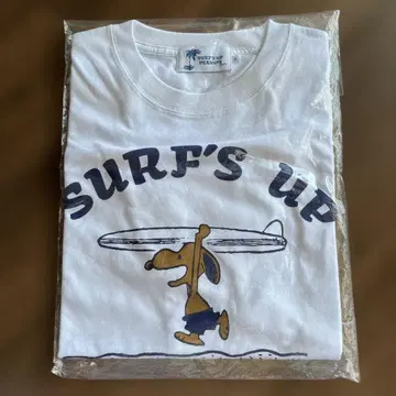 SURF'S UP 서핑 업 하와이 한정판 일광화상 스누피 티셔츠 S