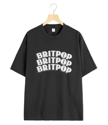 BRITPOP 프린트 티셔츠 blurhmsROOTSTOCK