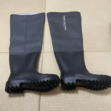 REAL METHOD 그레이 가슴장화 26cm