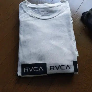 RVCA 화이트 롱 T  사이즈
