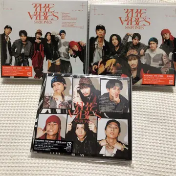 SIXTONES 앨범 THE VIBES 3형태 세트 혜택 포함