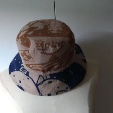 감즙 염색 수건 리메이크 리버서블 모자 No.3