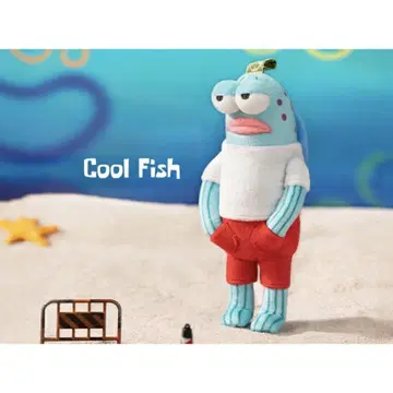 Bikini Bottom Buddies 봉제 인형 cool fish