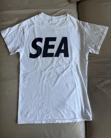 WIND AND SEA 티셔츠 남성용 S 화이트