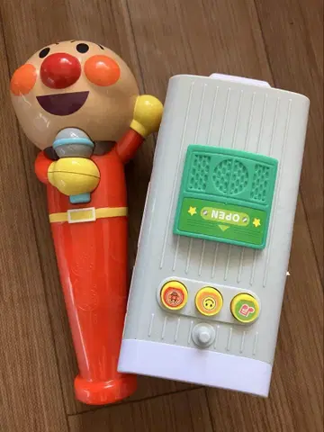 호빵맨 완구 기차와 마이크 세트 중고