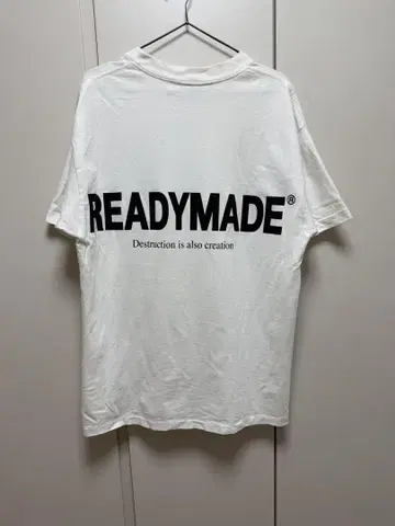 READYMATE 백 프린트 티셔츠 L