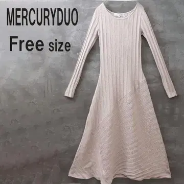 머큐리 듀오 롱 니트 원피스 프리 사이즈 MERCURYDUO