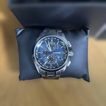 CITIZEN 아테사 손목시계 네이비 시티즌 H804-T018696
