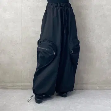 heihei 하트 포켓 카고 팬츠 BLACK 새상품