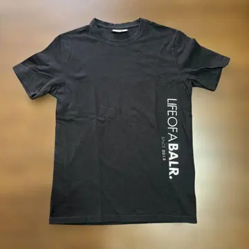 BALR. LIFE OF A BALR. 블랙 티셔츠 XL