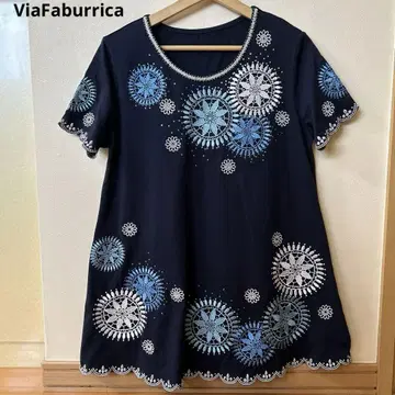 ViaFaburrica 비아파브리카 자수 티셔츠