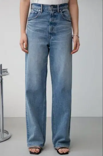 AZUL DENIM 하이 웨스트 와이드 데님