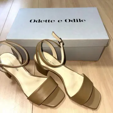 odette e odile 블록 힐 샌들