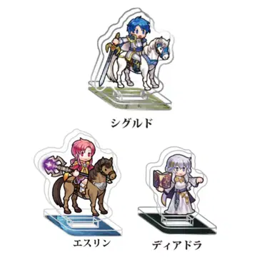 FEH 성전 시구르드 에스린 디어드라 아크릴 스탠드 3종 미사용 새상품