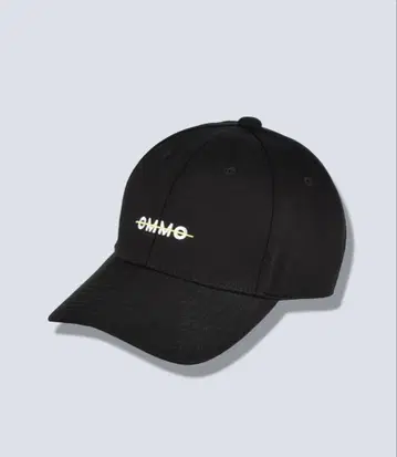 OMMO 로고 캡 블랙