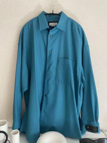 MAISON SPECIAL 블루 긴팔 셔츠