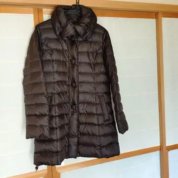 CARA O CRUZ 다크 브라운 다운 자켓