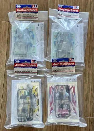 미니 사륜구동 클리어 바디 4개 세트