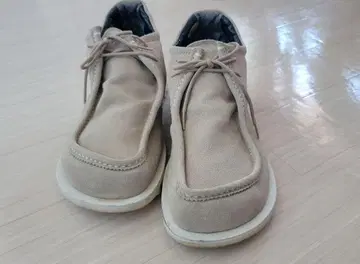 후프 디두 베이지 스웨이드 캐주얼 슈즈 부츠 신발 26cm