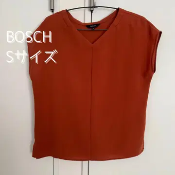 BOSCH 슬리브리스 셔츠 사이즈 36 오렌지 블라우스