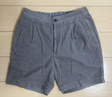 유나이티드 애로우즈 숏 팬츠 차콜 그레이 코듀로이