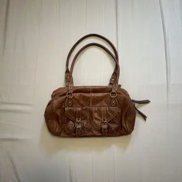 y2k grunge 브라운 가죽 bag
