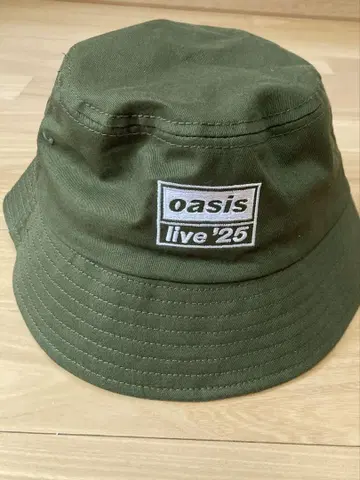 oasis live '25 버킷 햇 올리브 그린