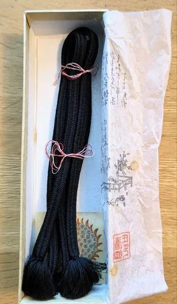 도메이 블랙 오비 끈