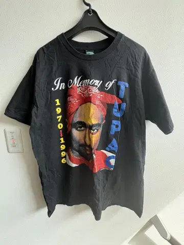 TUPAC 추모 티셔츠 1970-1996