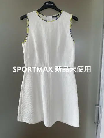 SPORTMAX 슬리브리스 원피스 화이트