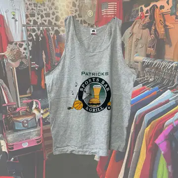 Made in USA 90s 빈티지 탱크탑 프룻 오브 더 룸