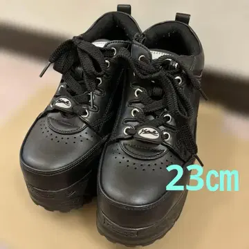YOSUKE 스니커즈 통굽 블랙 23cm