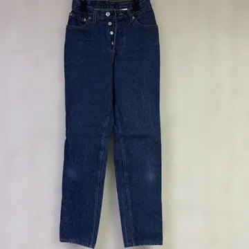 LEVI'S 다크 블루 데님 스트레이트 팬츠 17501 USA