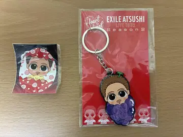 EXILE ATSUSHI 부활 축제  현지 스나짱 키링  야마나시 한정판