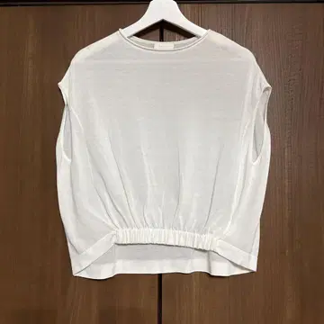 Ballsey 화이트 슬리브리스 상의
