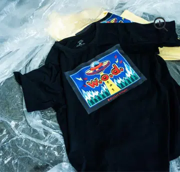 w.o.d. SPACE INVADERS L 블랙 더블유 오디