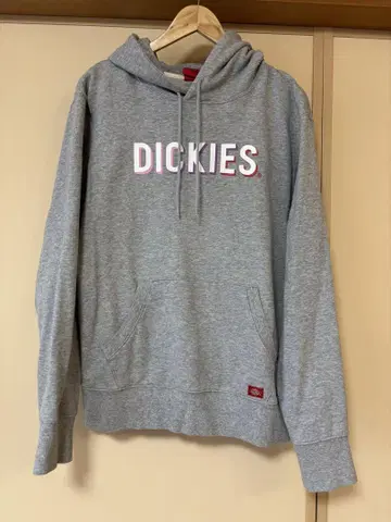 DICKIES 그레이 후드 부착 후드티