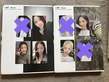 i-dle 앨범 트레이딩 카드만 타워 레코드 we are 미영 슈파